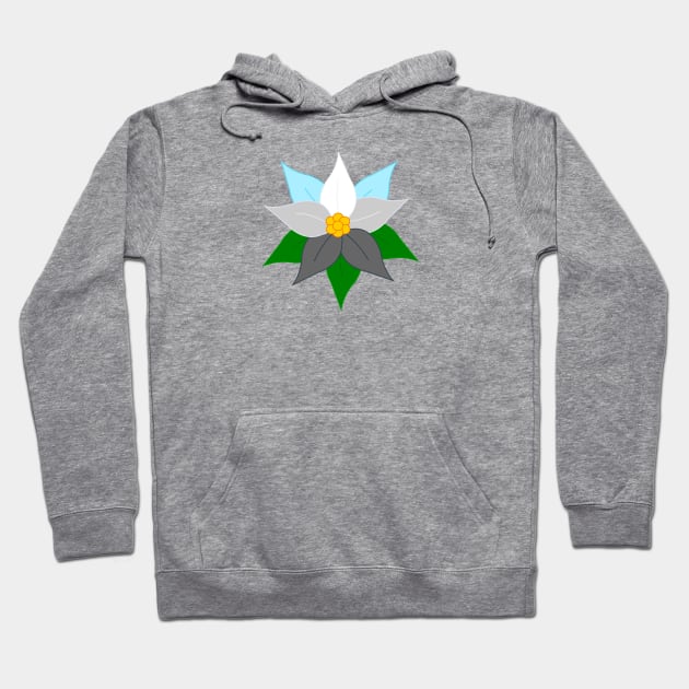 Pride Poinsettia Hoodie by traditionation